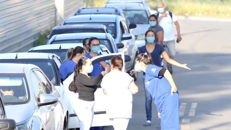 Campinas - Funcionários do Ouro Verde fazem carreata por melhores condições